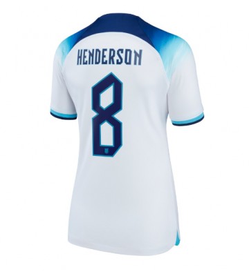 England Jordan Henderson #8 Hemmatröja Dam VM 2022 Kortärmad